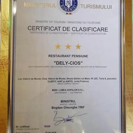 Pensiunea Dely_cios Vălenii de Munte